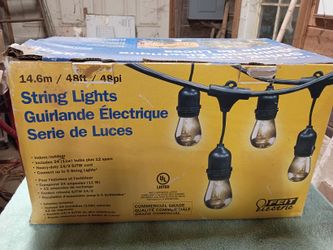 Feit Electric 48-Foot Commercial-Grade String Lights