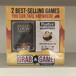 EXPLODING KITTENS Really Loud Librarians & Poetry for Neanderthals Bundle