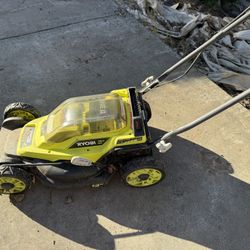 Ryobi 13” 18v Battery Operated Mower-space Saver