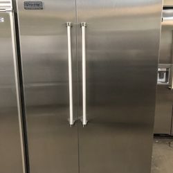  Viking Professional 48” Stainless Steel Built In Side By Side Refrigerator 2017 Model 5 Series 