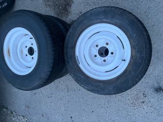 Vintage ford and dodge steel wheels