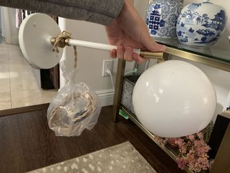 Brand new Schoolhouse Electric wall lamp