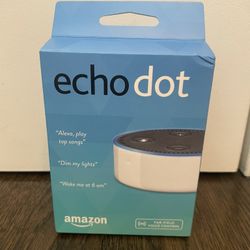 Amazon Echo Dot (2nd Generation) Smart Assistant - White (New in Box)