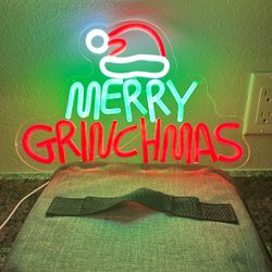 Grinch - Light Decor “Merry Grinchmas”