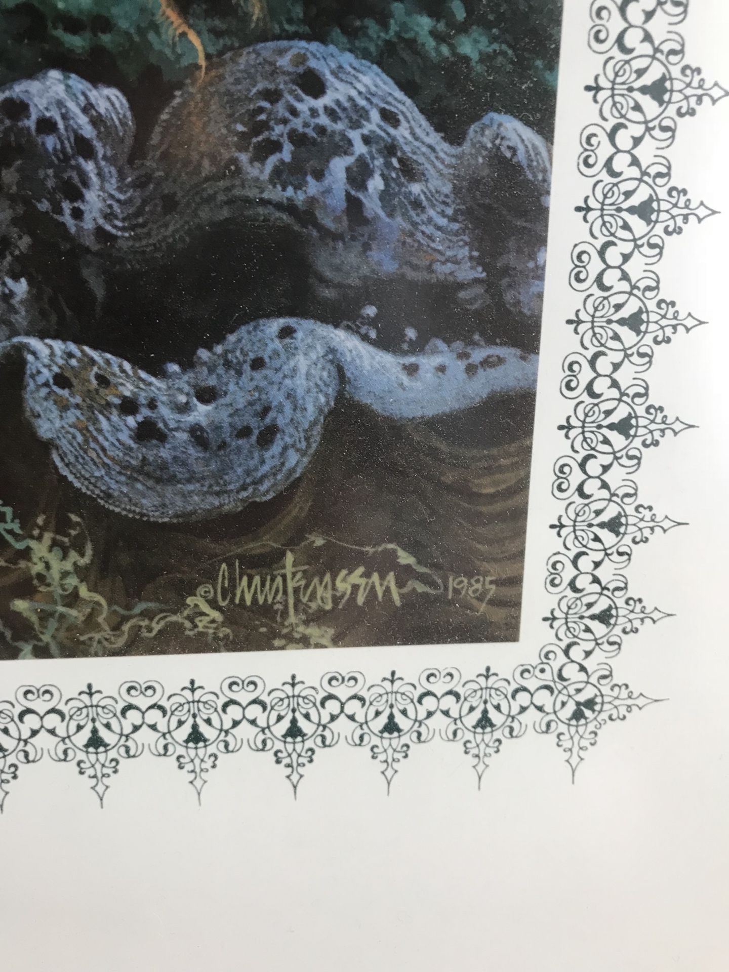 James Christensen Fantasies of the Sea Signed Poster, Mint, Framed w/First Ed.