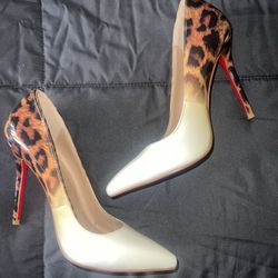 So Kate Christian Louboutin Leopard Heels 
