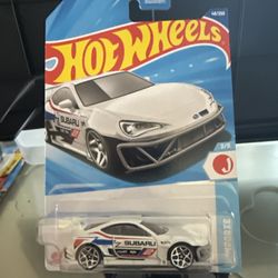 Hot Wheels 2025 Case L Subaru BRZ White J-Import - International Card #48