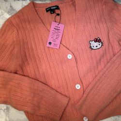 Hello Kitty And SHEIN Coral Sweater Size M 