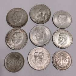 Monedas De Plata De Mexico / Silver Commemorative Coins From Mexico 