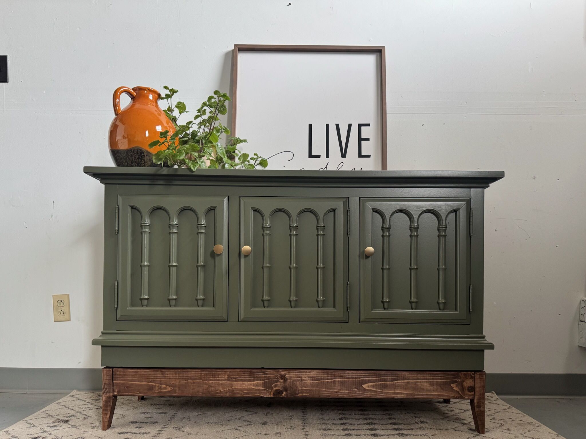 Sage Green Buffet/Sideboard (Delivery Available)
