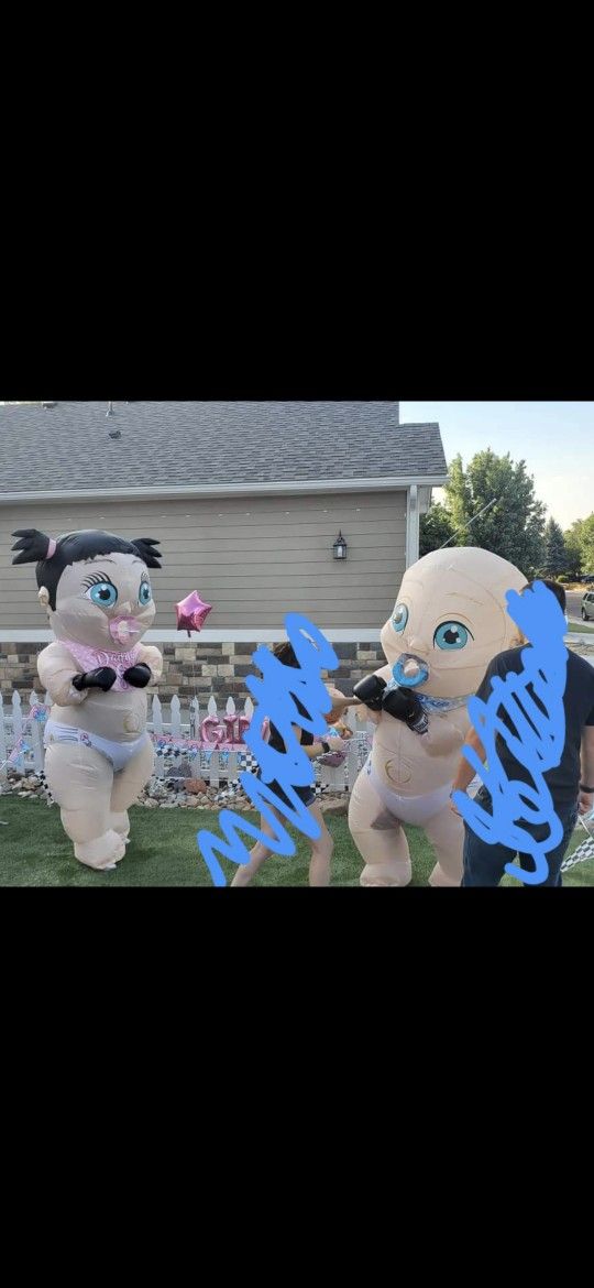 Gender Reveal Inflatable Babies