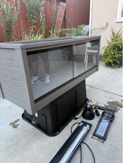 “48” Reptile Tank Setup ECOFLEX w/ UVB & Lights