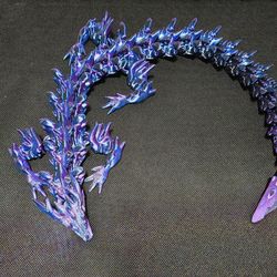 Articulated Crystal Dragon | 3D Printed Mythical Companion