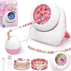 Pskfvre Clay Bead Spinner, Cordless Seed Bead Spinner with 2 Sturdy Beading Need