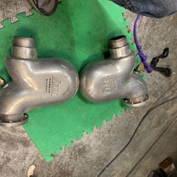 Harmon Marine exhaust snails off of 351 Windsor