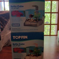 Top Fin Betta Cube Aquarium 