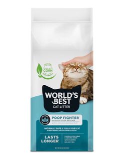 World’s Best Cat Litter Poop Fighter 32 lb Bag