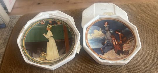 Vintage Norman Rockwell Collector Plates