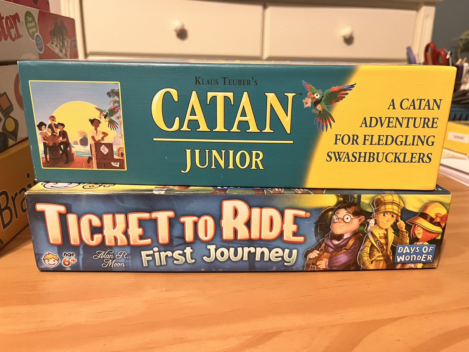 Catan Junior and Ticket To Ride