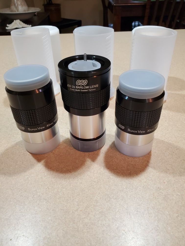 Gso superview 2" telescope eyepiece set