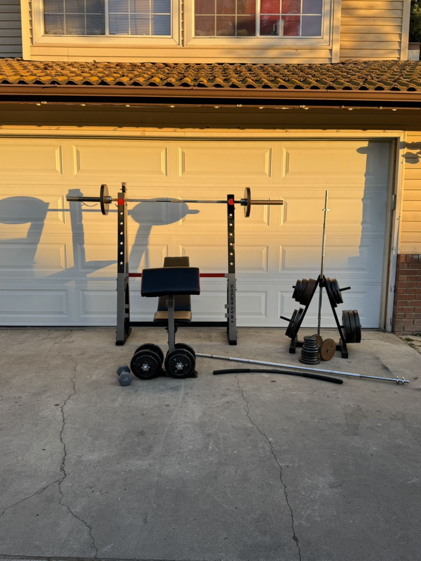 Home Gym Set w/Weights