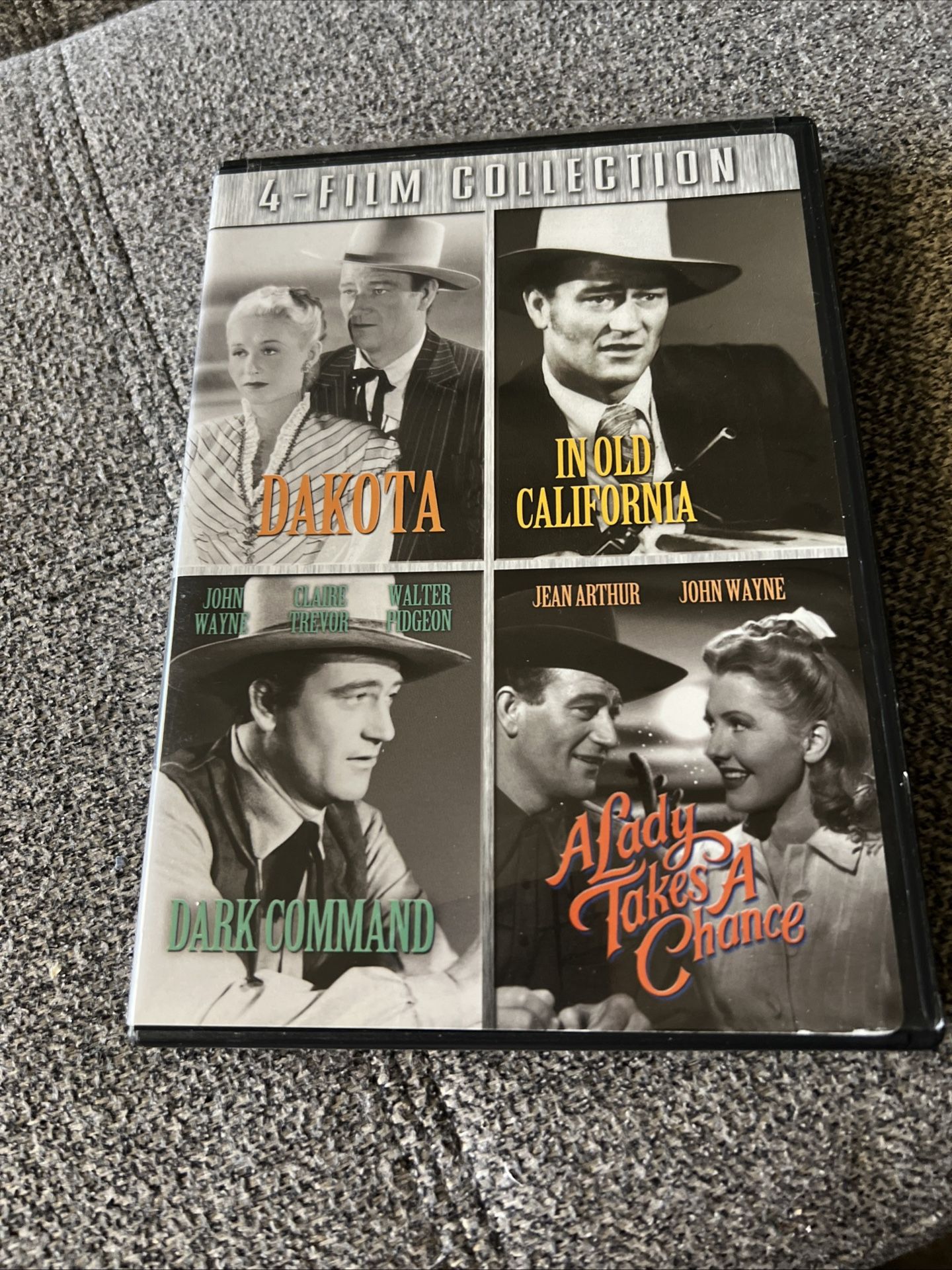 John Wayne’s 4 Film Collection Dakota-A Lady Takes A Chance-In Old California &