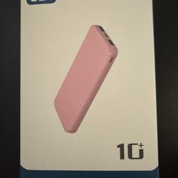 Portable Charger – 10000mAh Power Bank, 5V/3A Fast Charging with USB-C In/Out, External Battery Pack 