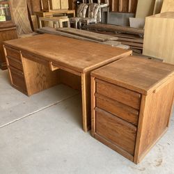 Large Oak Desk