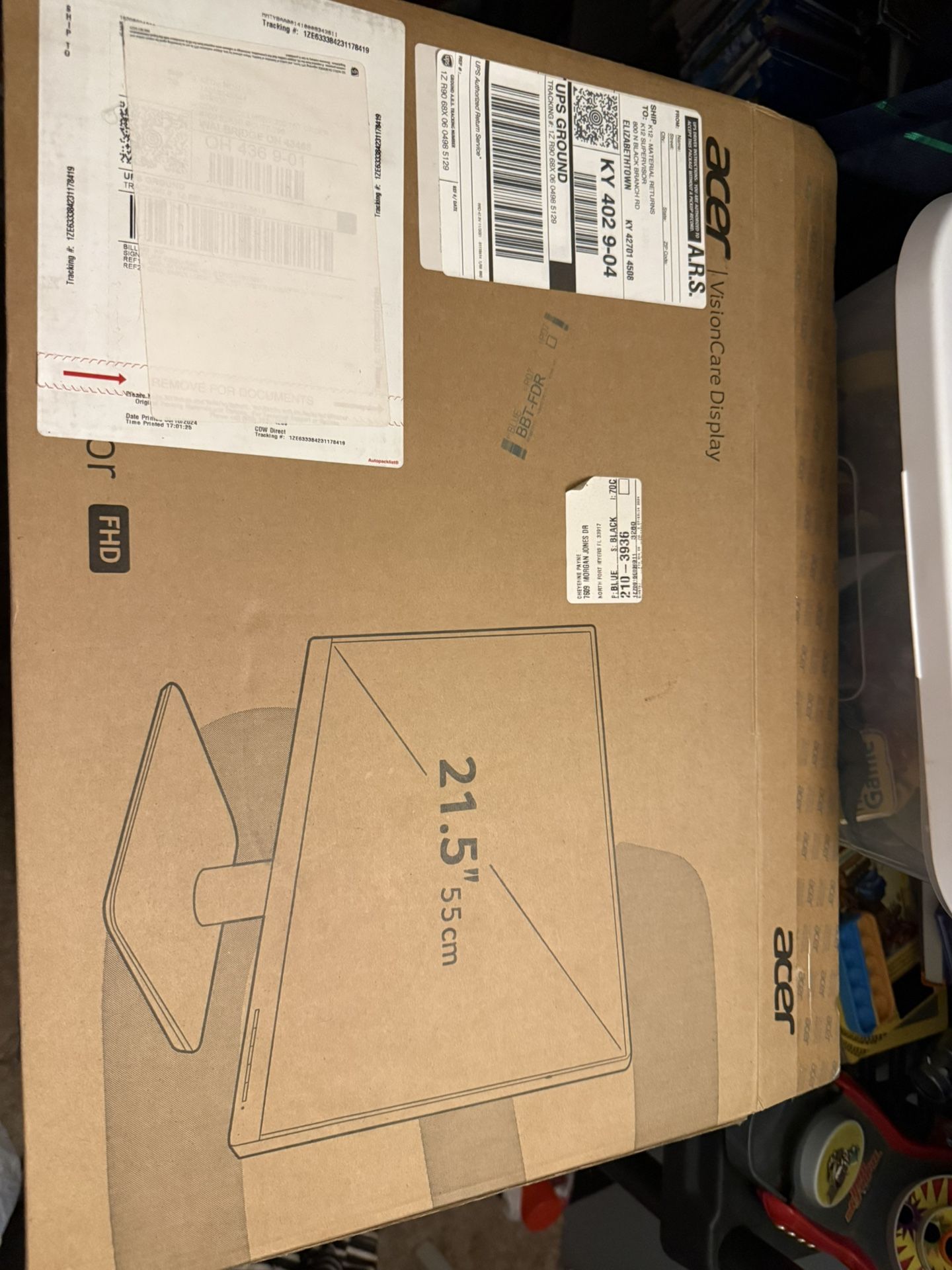 Acer Vision Care Display Monitor 21.5 In