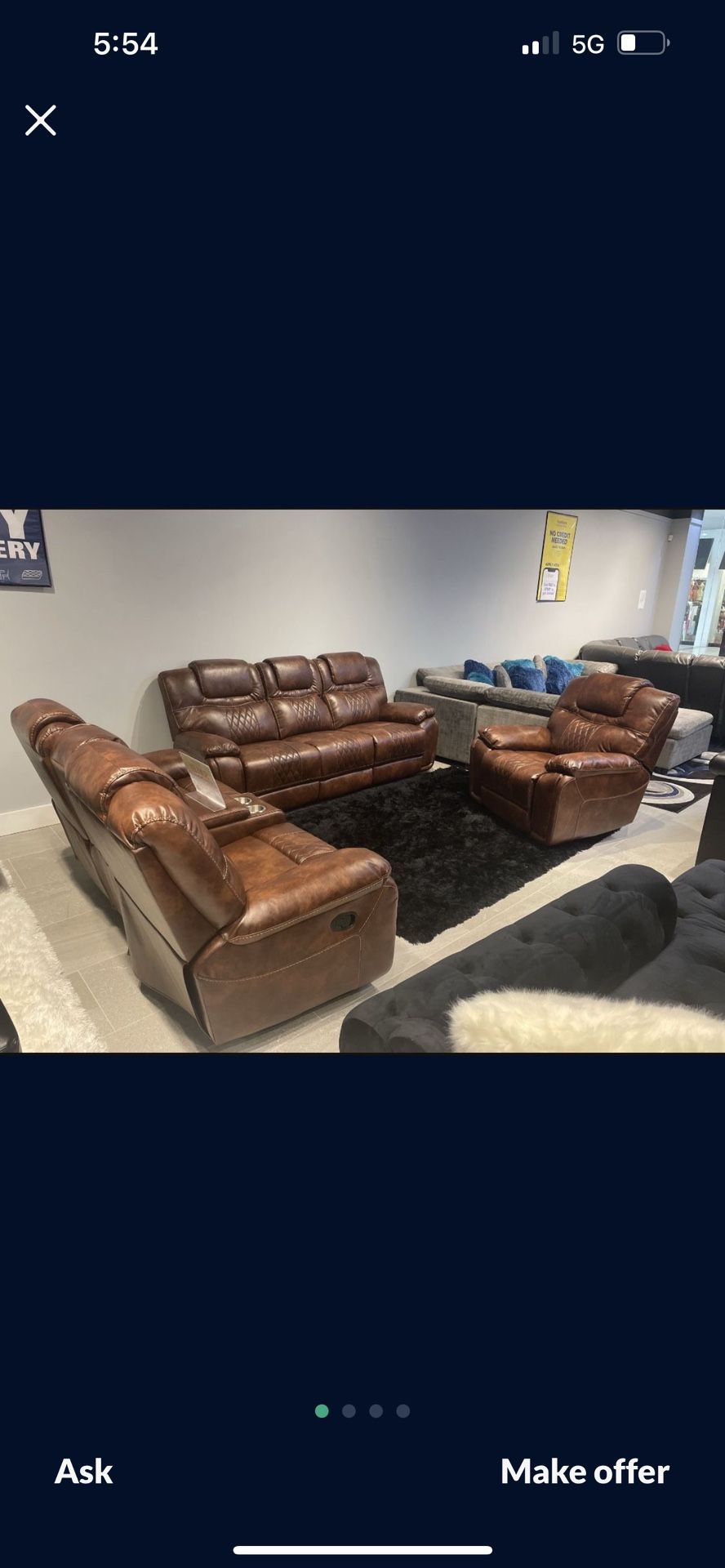 Beautiful Brown Santiago Sofa And Loveseat Set!$1099!*SAME DAY DELIVERY*NO CREDIT NEEDED*EASY FINANCING*HUGE SALE*