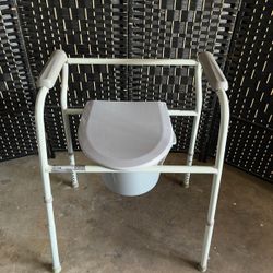 Graham Field Silver Collection 3-in-1 Steel Commode