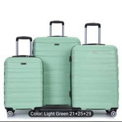 3 Pieces Luggage Set Expandable, Durable hard shell,