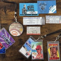 Backstage Pass Signed By Sean Penn // Plus Multiple Kid Rock Tickets & Passes // Kid Rock Memorabilia