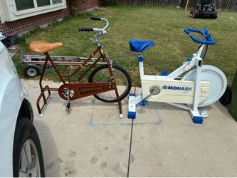 TWO SPIN BIKES ONE PRICE $80…Columbia and MONARK BIKES…. Condition