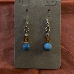 Turquoise Color Earrings 