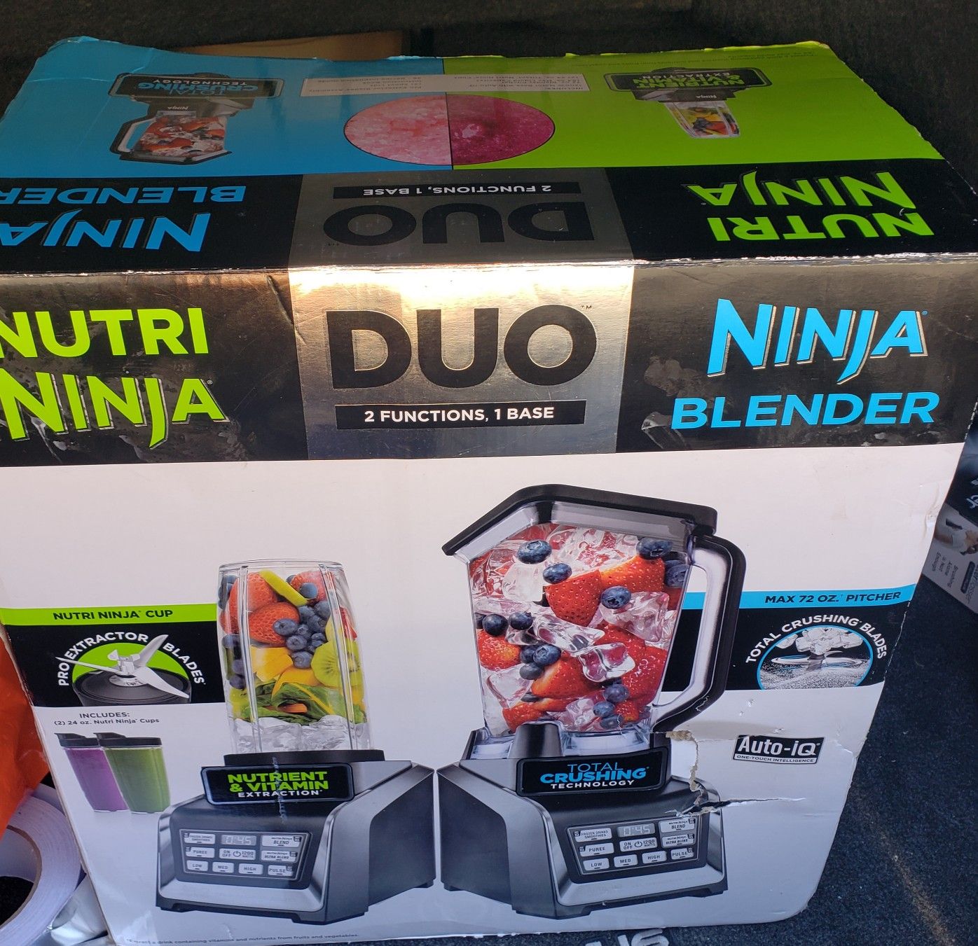 Nutri ninja DUO 2 functions 1 base ninja blender model #BL640