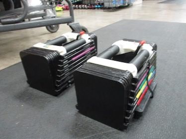 Used PowerBlock 100Lb Adjustable Dumbbell Set ( 50Lb Each ) SKU- 55479-21 ( Read Description )