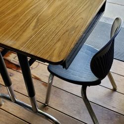 Children's School Desk And Chair , 