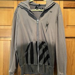 Destroyed by Fame Gray & Black Sweatshirt