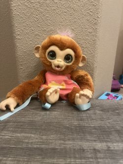 furReal Piper, My Baby Monkey Interactive Animatronic Toy, 50+ Sounds and Reactions,