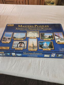 Master Puzzles American Treasures Set of 8