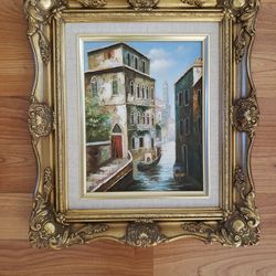Framed Italian Painting