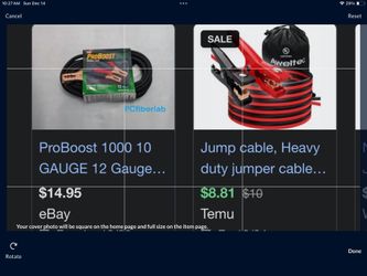 Brand New Pro boost Jump Cable $7