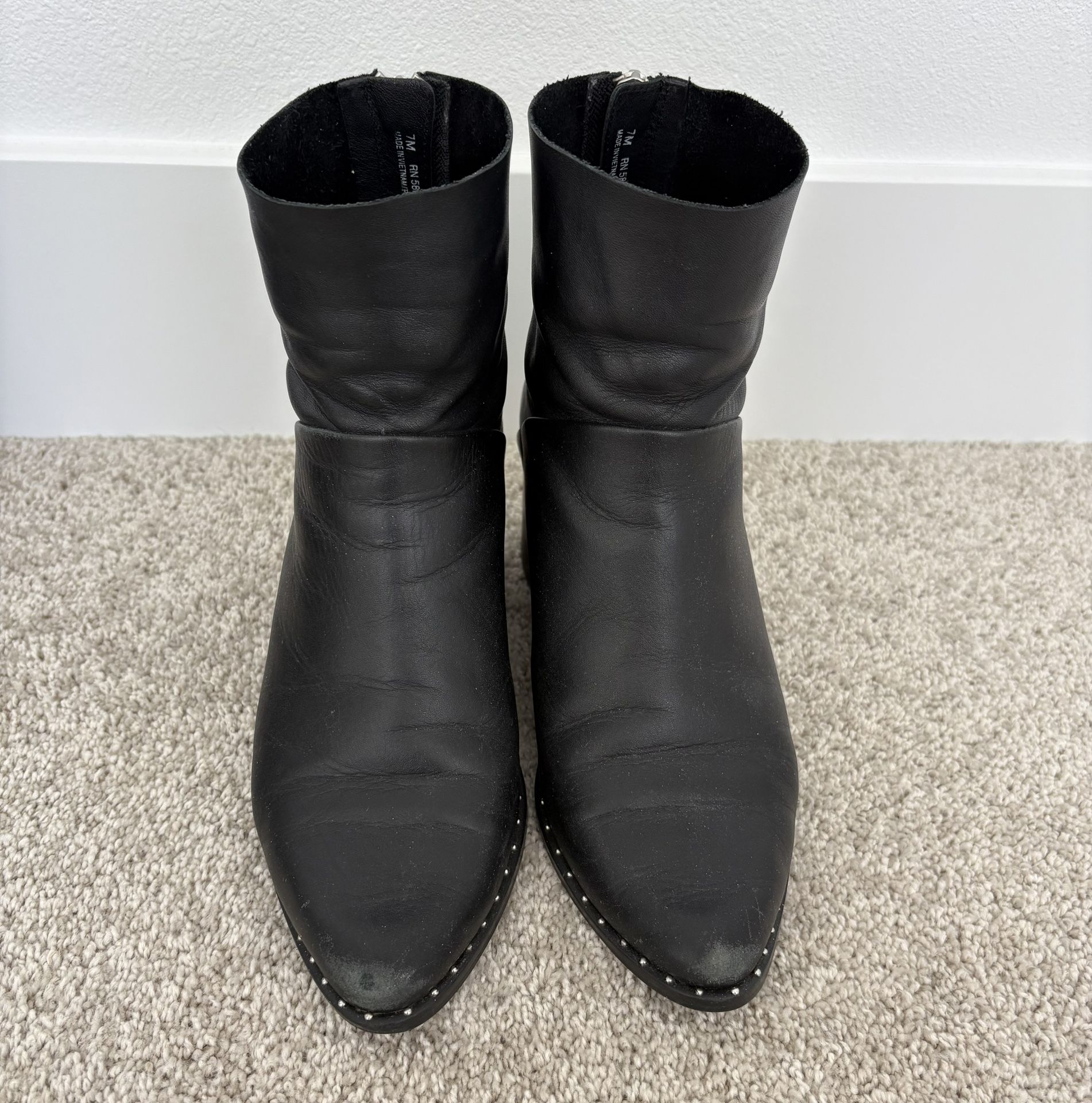 Black Leather Boots