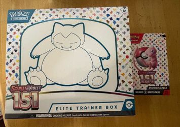 Pokemon 151 ETB and Booster Bundle