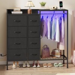 Dresser with Hanging Rack - In Original Box