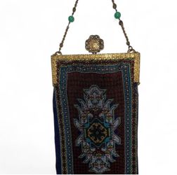 Vintage 1920s metal mesh purse