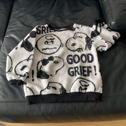 Cute Charlie Brown Beaded Sweat Shirt For Sale