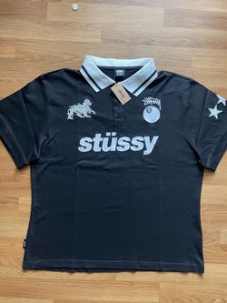 Stussy t-shirt, black and white, size medium