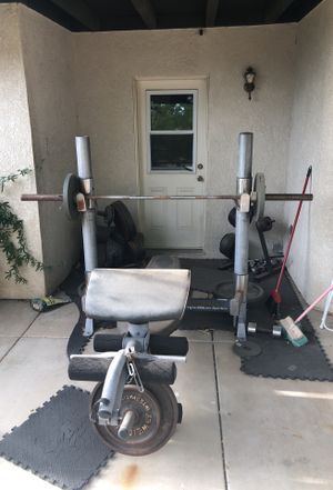 New And Used Weight Benches For In Hesperia Ca Offerup Olympic Weight Set With Bench Squat Rack For In Hesperia Ca